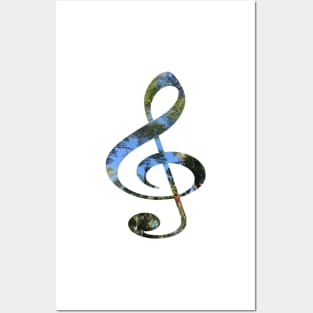 Music note Posters and Art